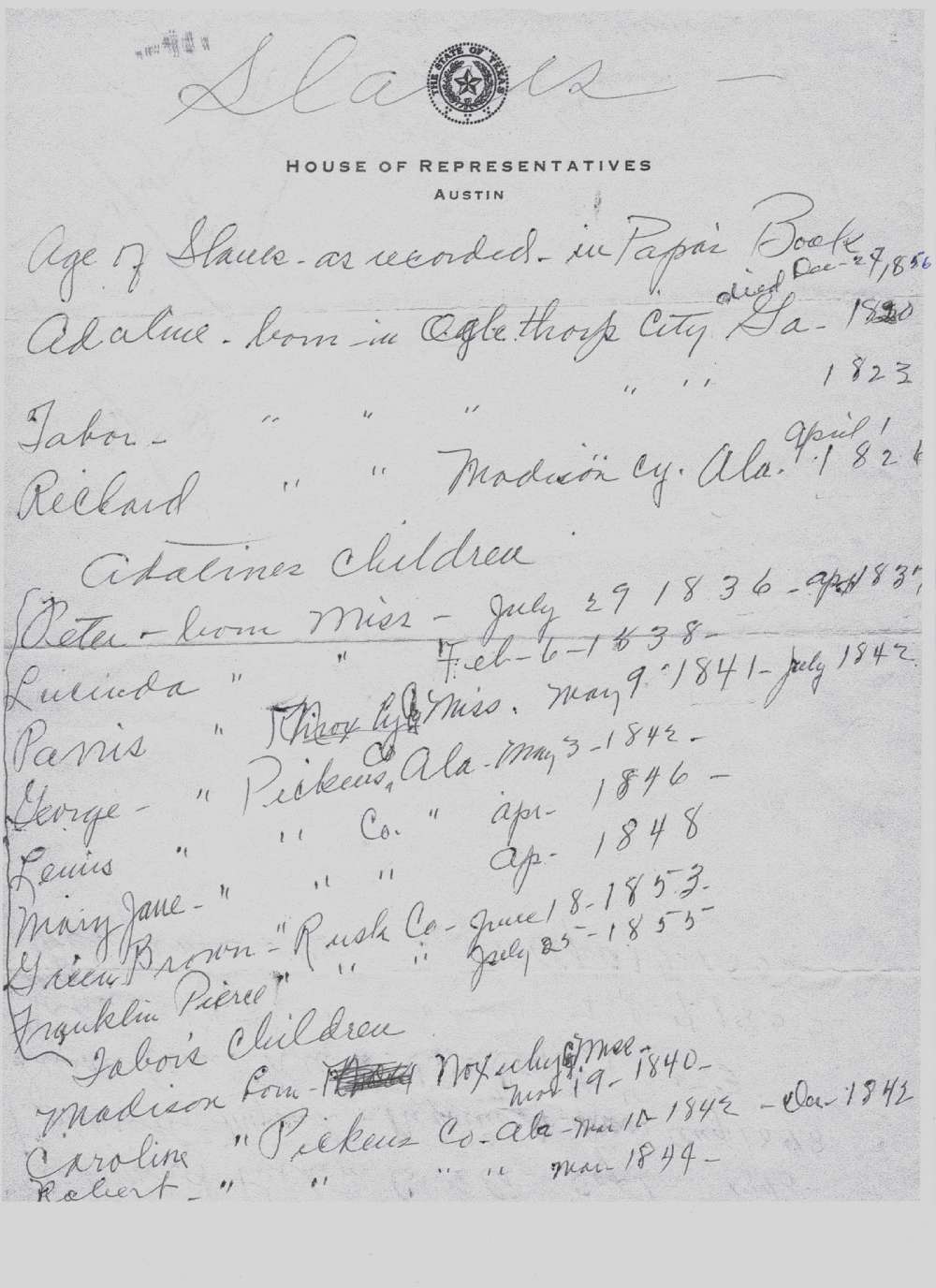 Kennard Slaves