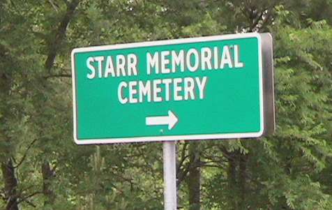 Starr cemetery view, Rusk County, Texas