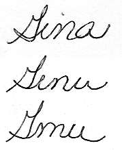 Illegible signatures