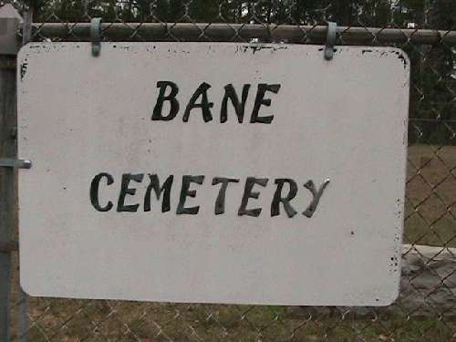 Cemetery sign