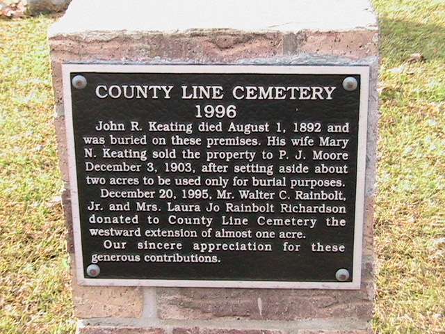 cemetery sign