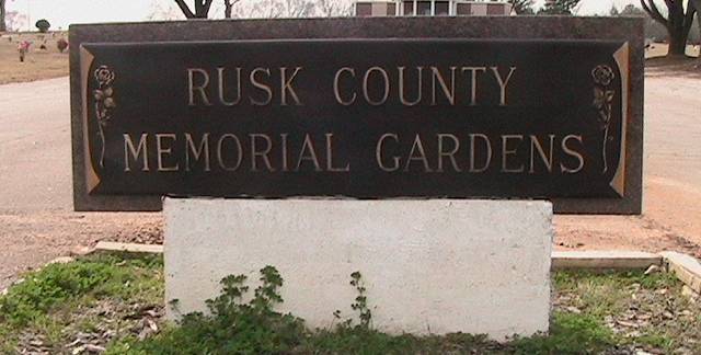 Cemetery sign