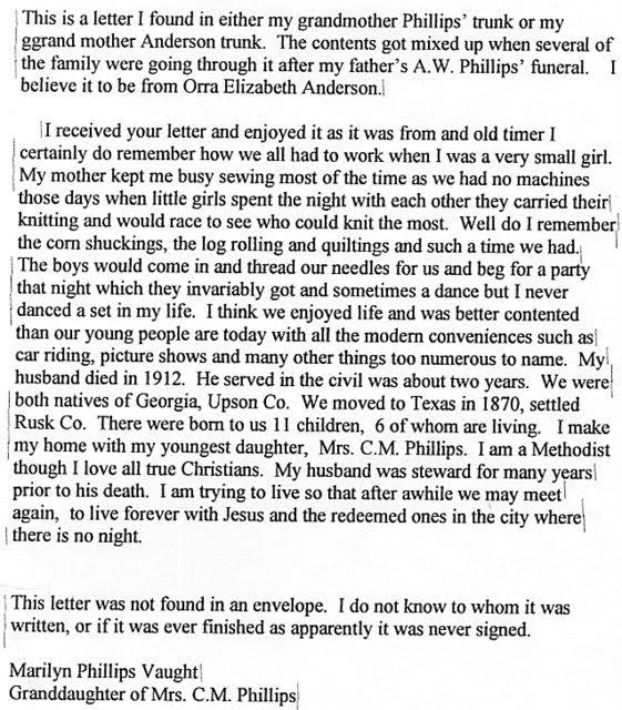 informative letter